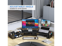 Thumbnail for Modern Dual Monitor Laptop Stand with Adjustable Length