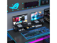 Thumbnail for Modern Dual Monitor Laptop Stand with Adjustable Length