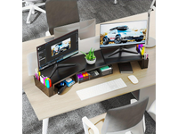 Thumbnail for Modern Dual Monitor Laptop Stand with Adjustable Length