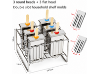 Thumbnail for Stainless Steel Popsicle Mold Set