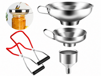 Thumbnail for Stainless Steel Kitchen Funnel Set
