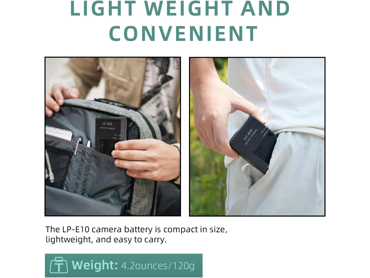 Canon Battery Charger for LP-E10 LC-E10