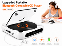 Thumbnail for Rechargeable CD Player with Bluetooth
