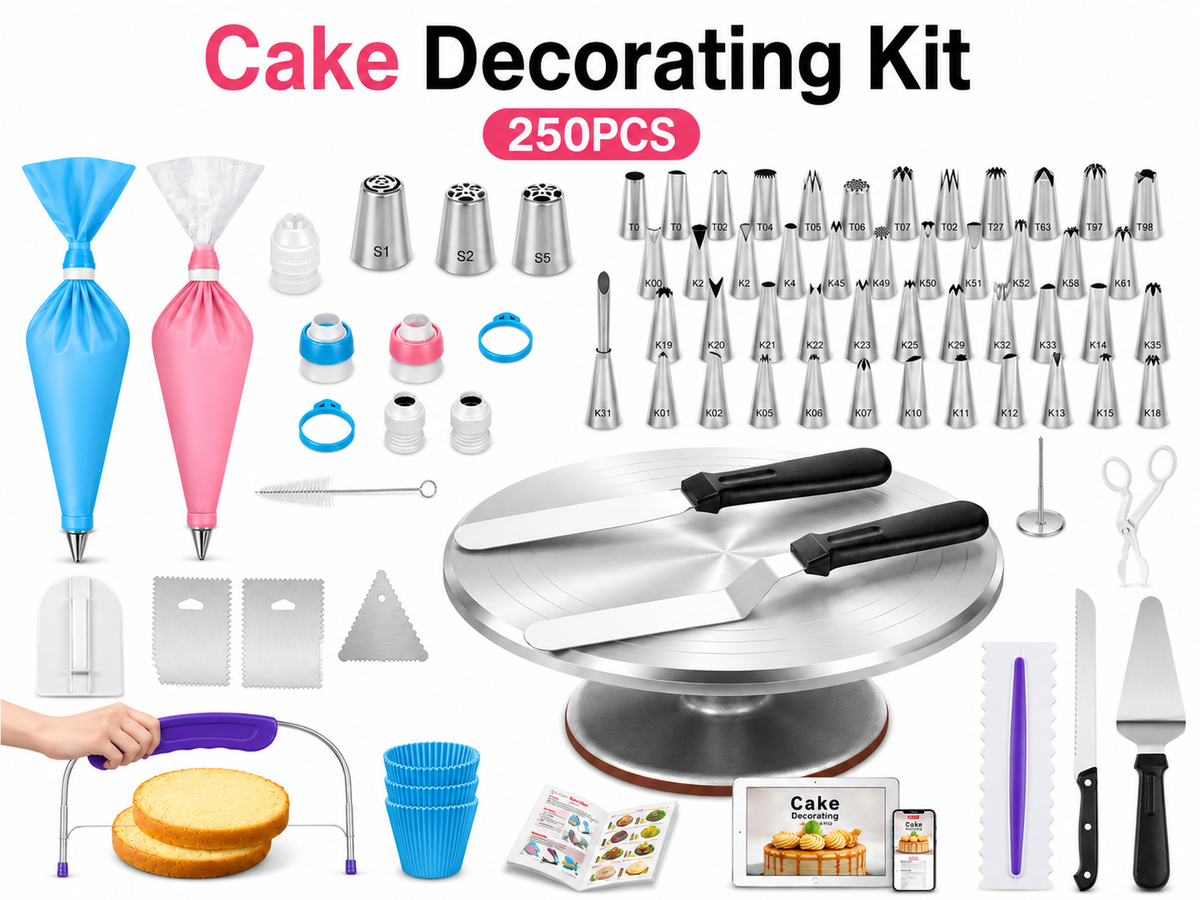 Cake Decorating Kit 250PCS