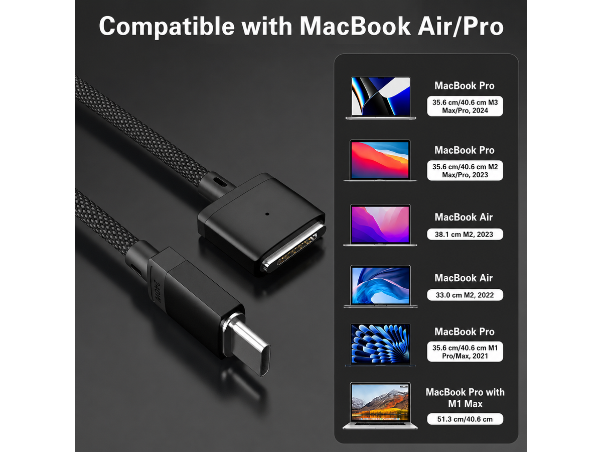 Magsafe 3 Charging Cable 2M USB C
