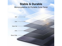 Thumbnail for Portable Solar Panel 100W