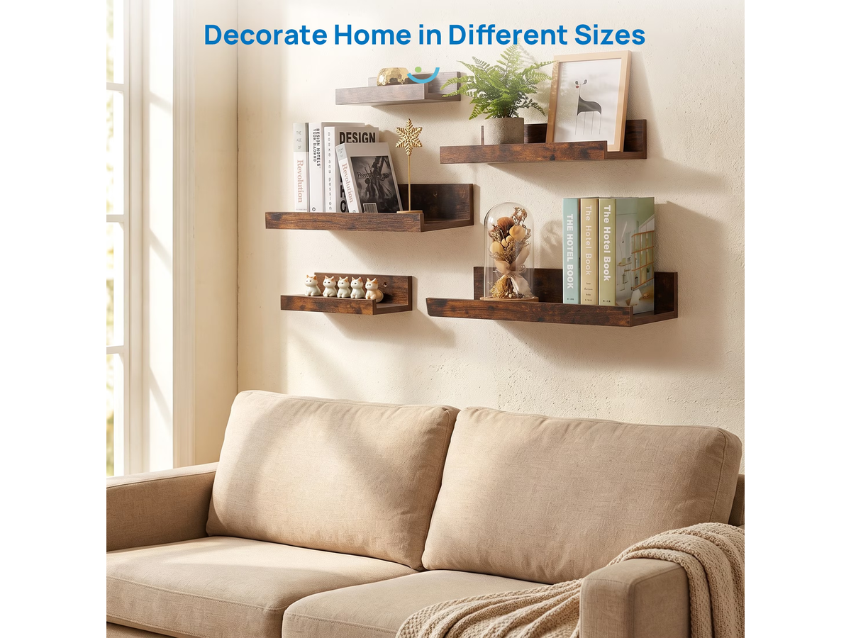 CURA Shelf Wall Mounted 5 PCS