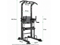 Thumbnail for Power Tower Pull Up Bar Multi Function Dip Station