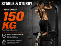 Thumbnail for Power Tower Pull Up Bar Multi Function Dip Station