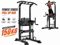 Thumbnail for Power Tower Pull Up Bar Multi Function Dip Station