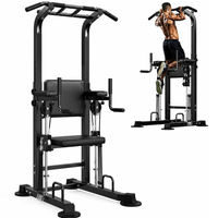 Thumbnail for Power Tower Pull Up Bar Multi Function Dip Station