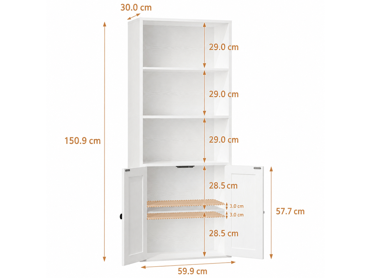 Bookcase with Doors