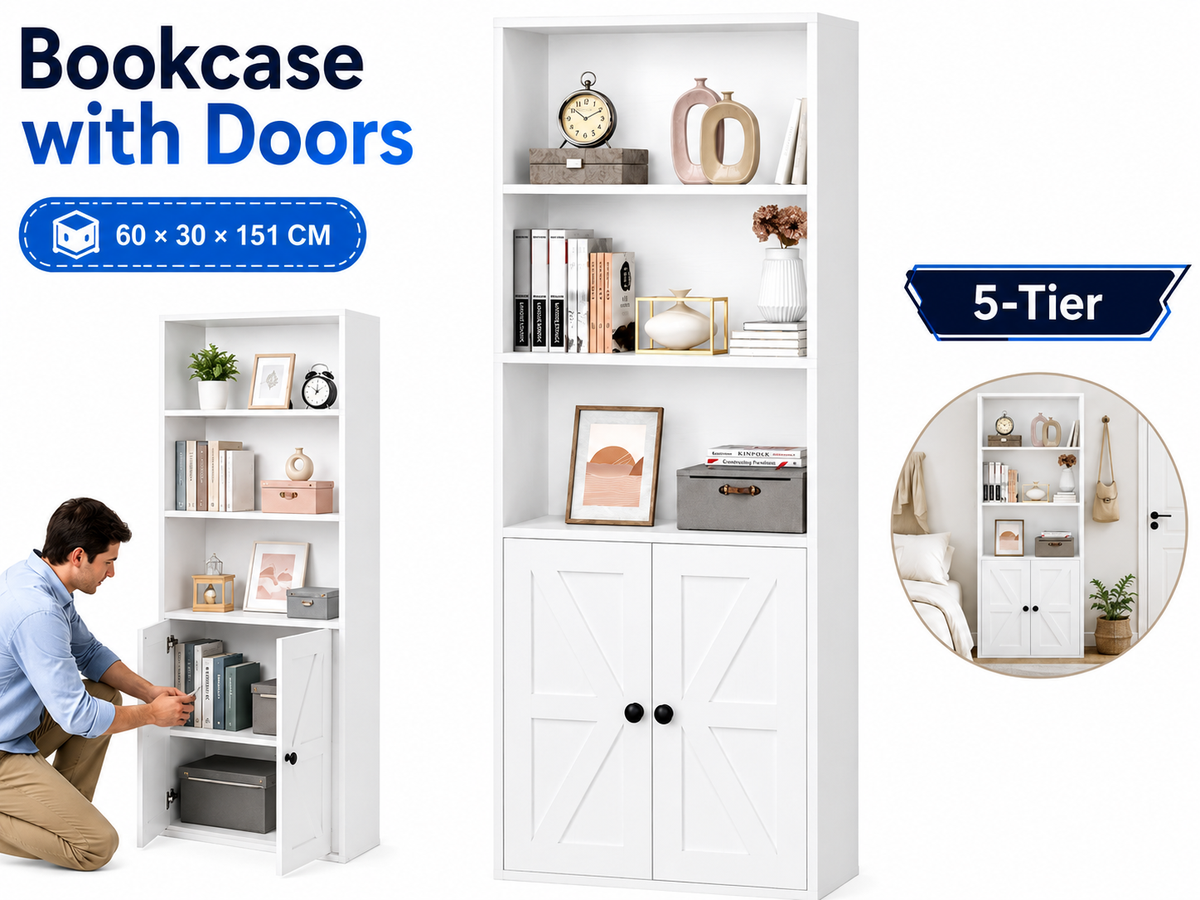 Bookcase with Doors