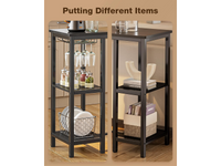 Thumbnail for Bar Table and Stools Set Dining Desk Kitchen Chairs