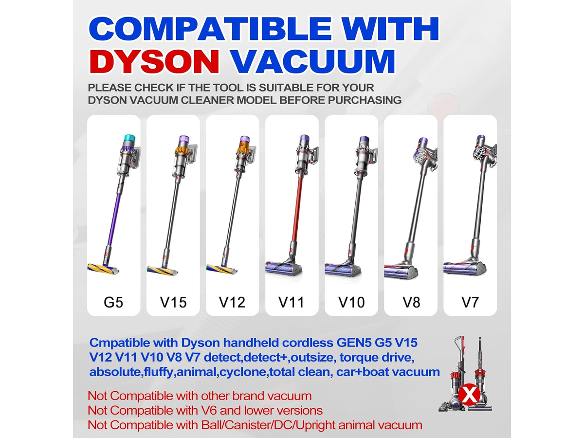 6Pcs Dyson Vacuum Accessory Set