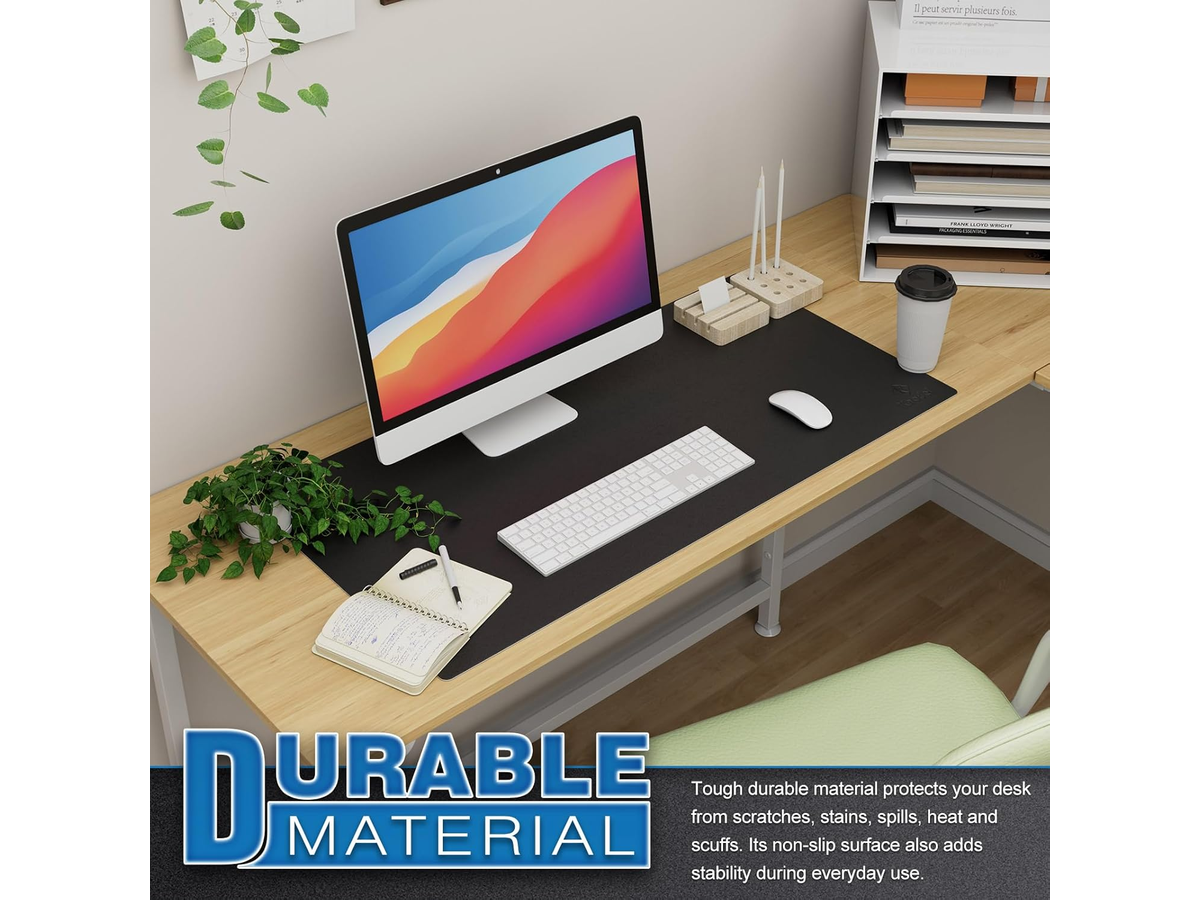 Leather Mouse Mat Desk Pad Protector
