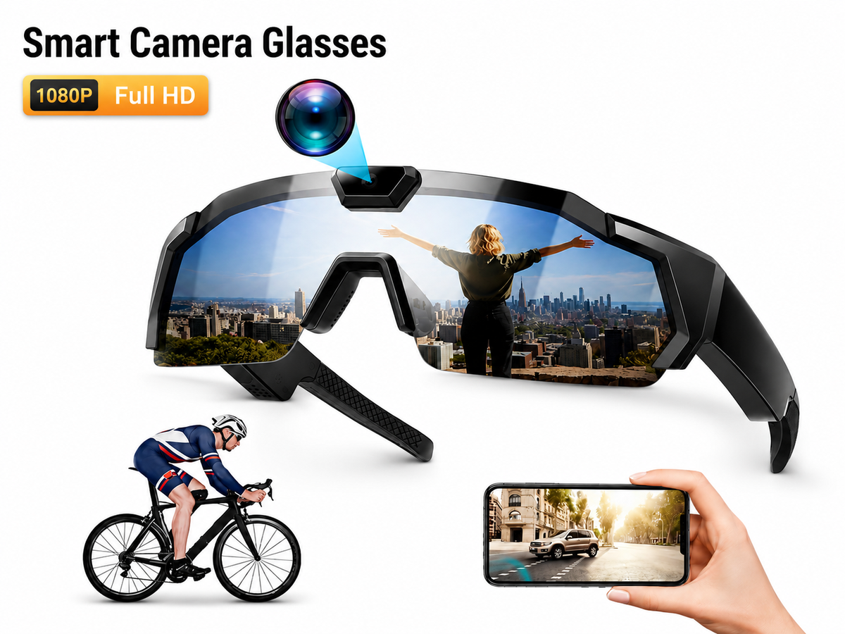 Video Recording Smart Camera Glasses
