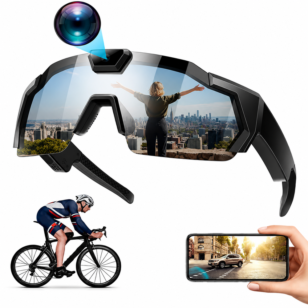 Video Recording Smart Camera Glasses