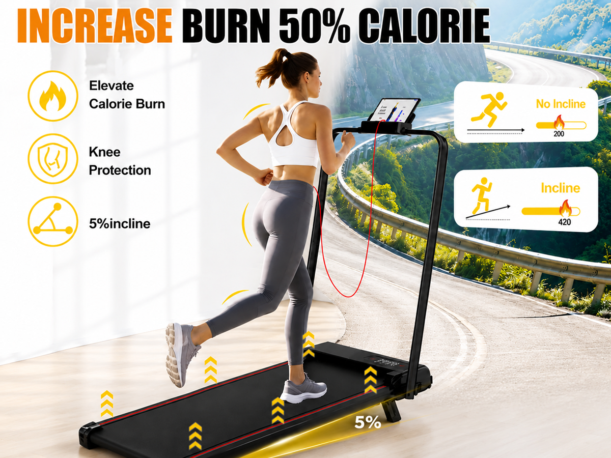 Foldable Incline Treadmill