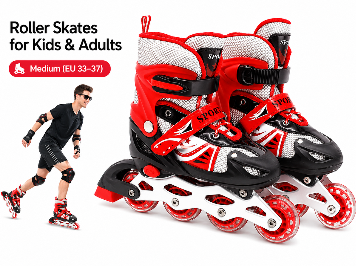 Adjustable Inline Roller Skates