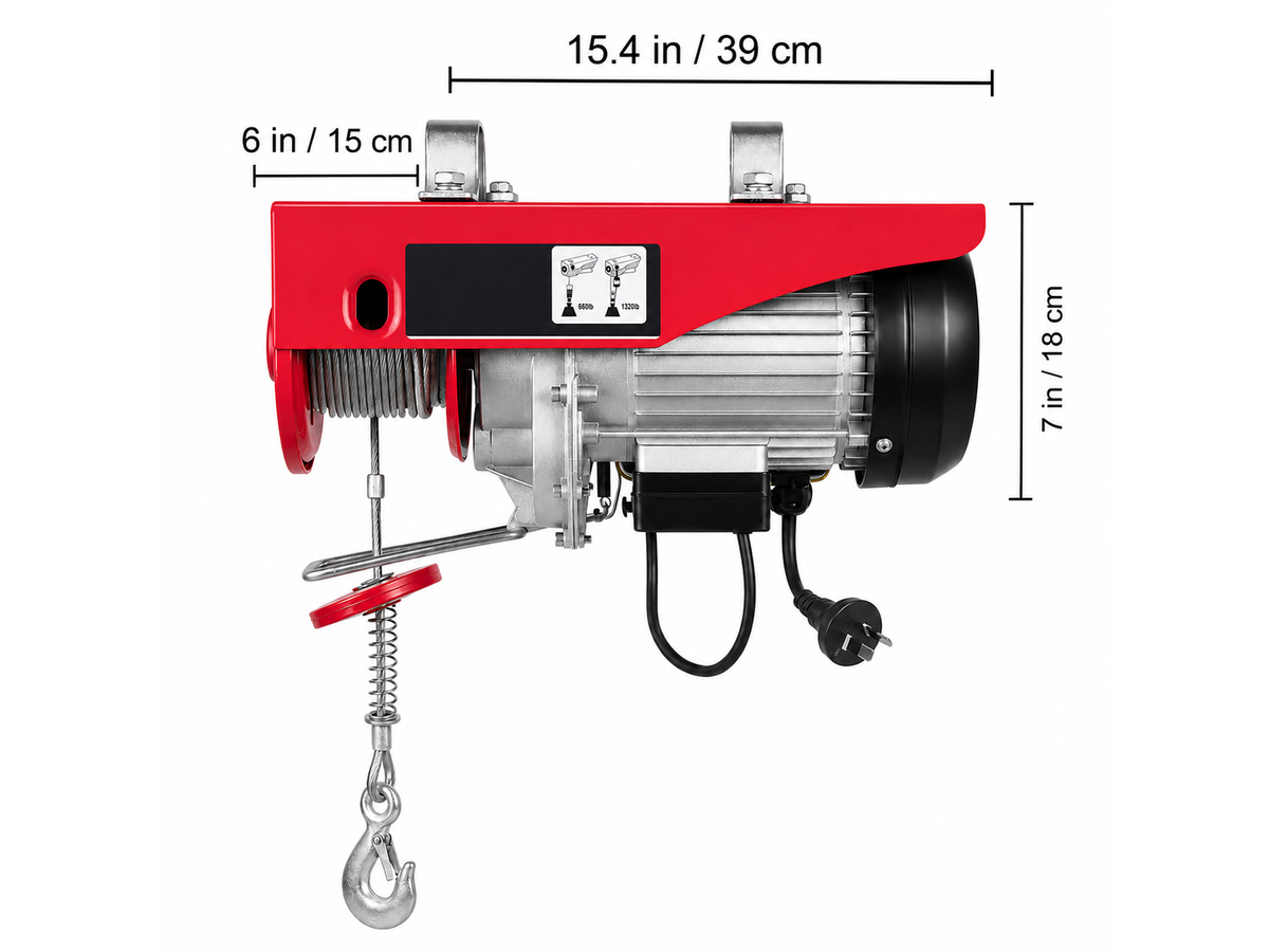 Electric Hoist Winch 600kg