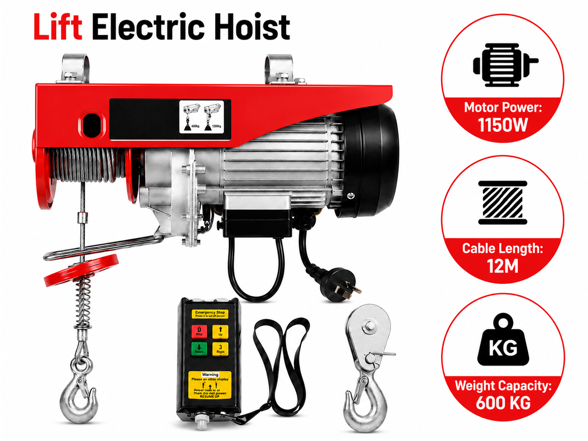 Electric Hoist Winch 600kg