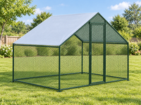 Thumbnail for Outdoor Chicken Run with Roof Cover
