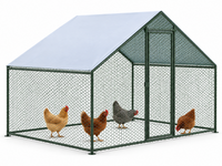 Thumbnail for Outdoor Chicken Run with Roof Cover
