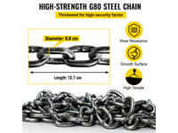 Thumbnail for 4 Leg Lifting Chain Chain Sling with Grab Hooks 5 Ton