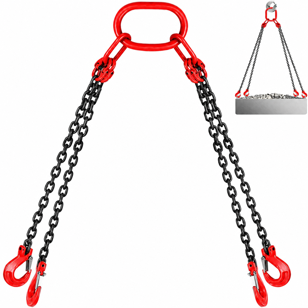4 Leg Lifting Chain Chain Sling with Grab Hooks 5 Ton