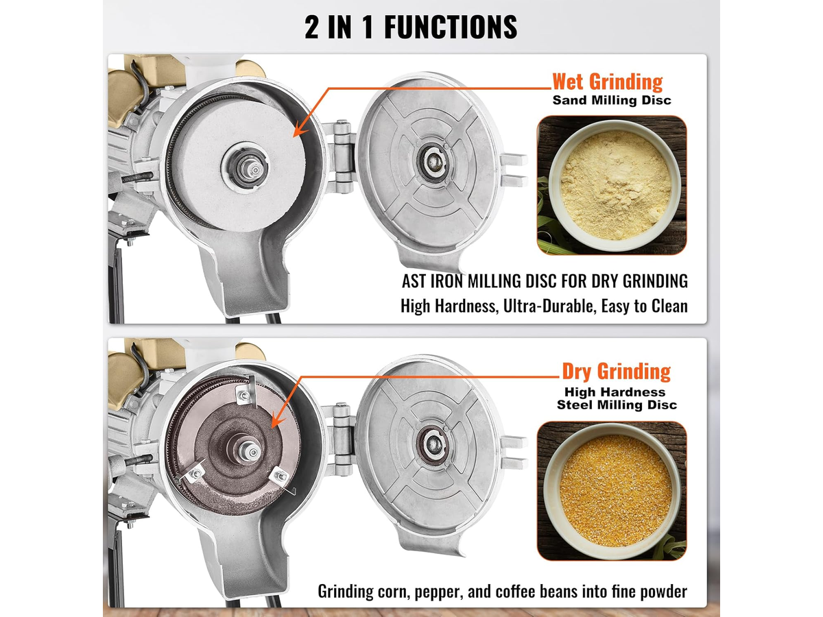 Electric Grain Mill Grinder Machine 3000W