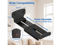 Thumbnail for Adjustable Soundbar Wall Mount Brackets