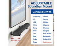 Thumbnail for Adjustable Soundbar Wall Mount Brackets