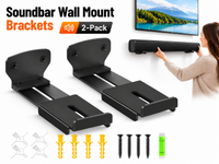 Thumbnail for Adjustable Soundbar Wall Mount Brackets