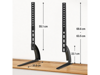 Thumbnail for Universal TV Stand Table Top TV Stand