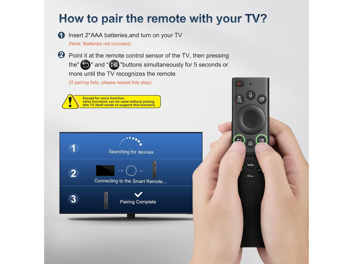 Replacement Voice Remote Control for Samsung Smart TVs