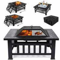 Thumbnail for Fire Pit Barbecue Grill Table