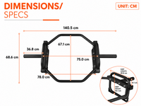 Thumbnail for Olympic Trap Bar Heavy Duty Hex Bar for Deadlift