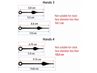 Thumbnail for Silent Quartz Clock Mechanism Movement