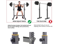 Thumbnail for Adjustable Barbell Squat Rack Stand