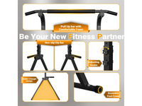 Thumbnail for Power Tower Pull Up Bar Dip Station Bench Foldable