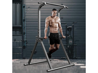 Thumbnail for Power Tower Pull Up Bar Dip Station Bench Foldable