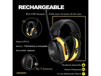Thumbnail for Noise Reduction Bluetooth Safety Ear Muffs