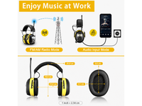 Thumbnail for Noise Reduction Bluetooth Safety Ear Muffs