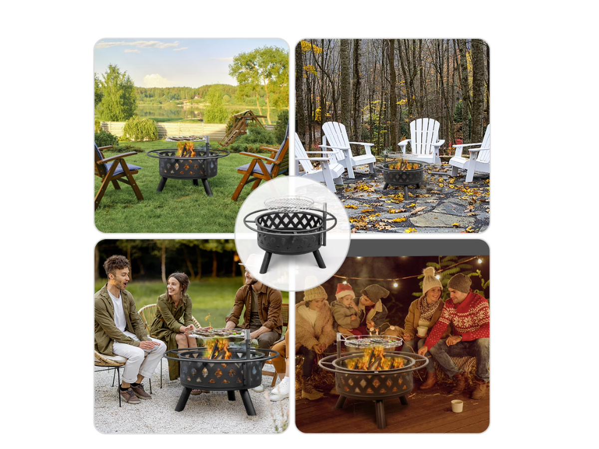 Fire Pit Barbecue Grill