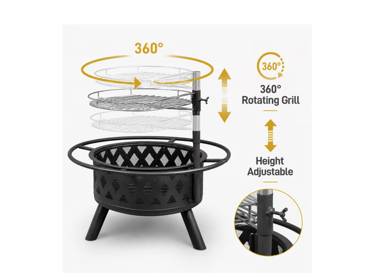 Fire Pit Barbecue Grill