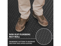 Thumbnail for 5M Garage Floor Mat Rubber Flooring Black