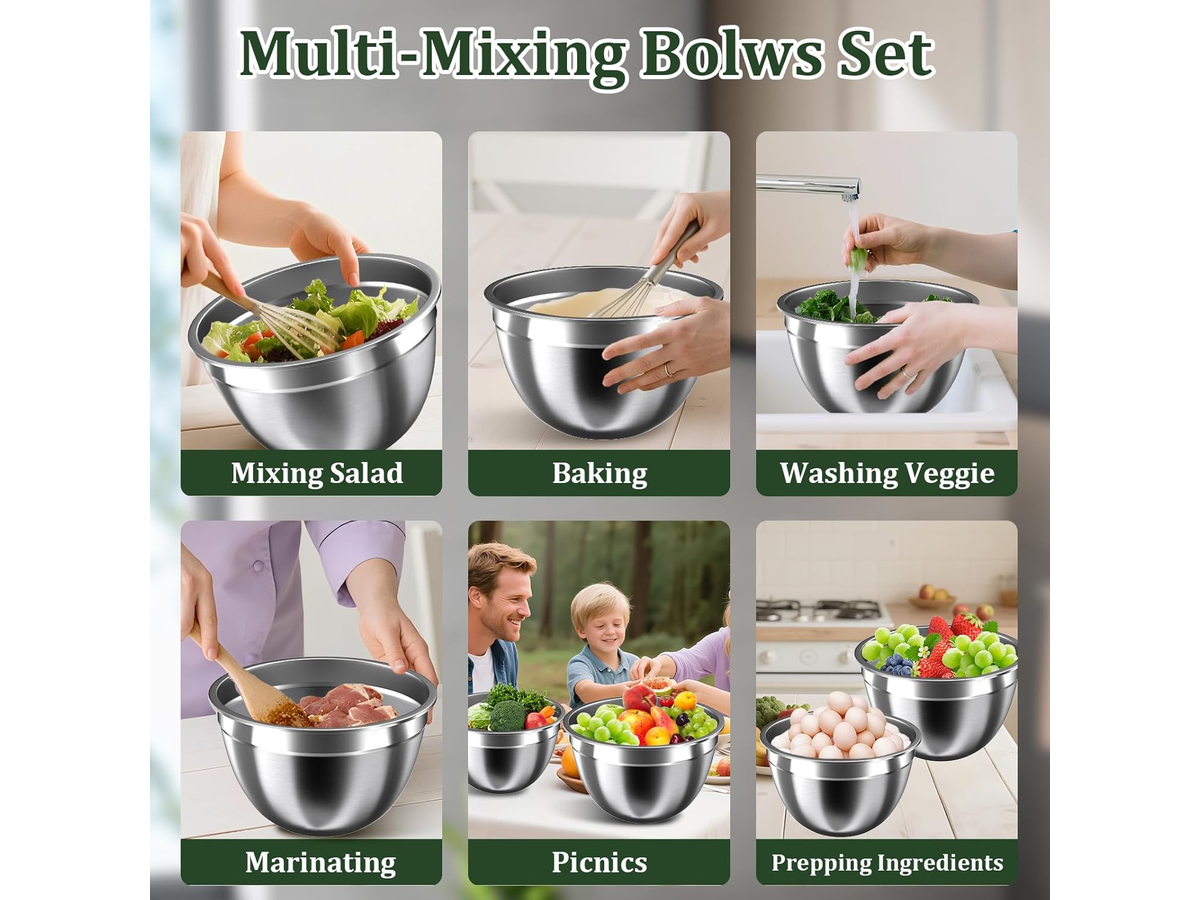 Mixing Bowls with Lids Set