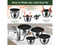 Thumbnail for Mixing Bowls with Lids Set