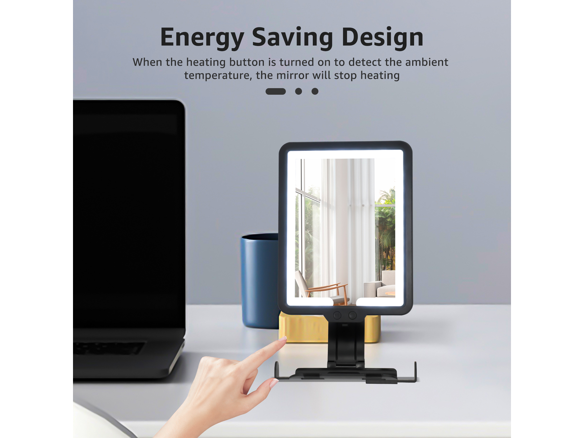 Rechargeable Anti Fog Shaving Mirror